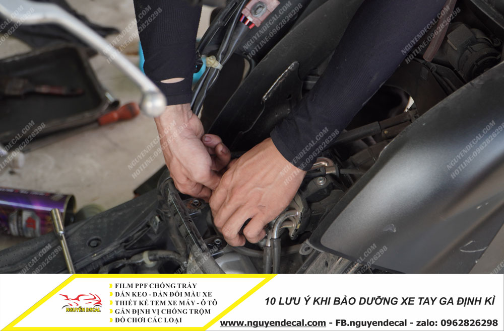 Lưu ý bảo dưỡng xe tay ga định kì Lưu ý bảo dưỡng xe tay ga định kì