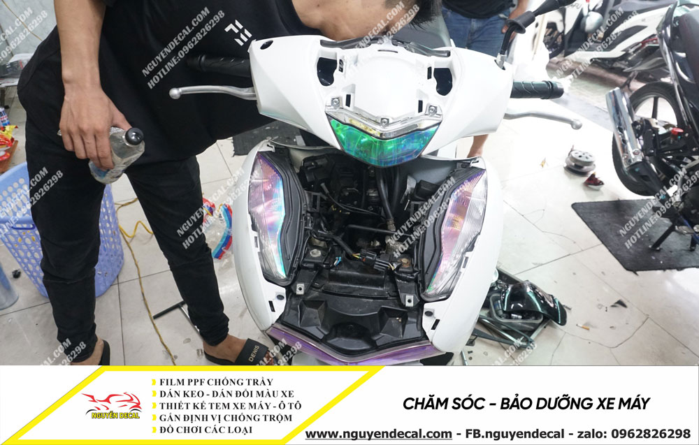 Quy trình Bảo dưỡng xe máy tại Nguyễn Decal