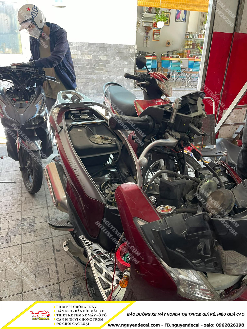 Bảo dưỡng xe máy Honda tại TpHCM