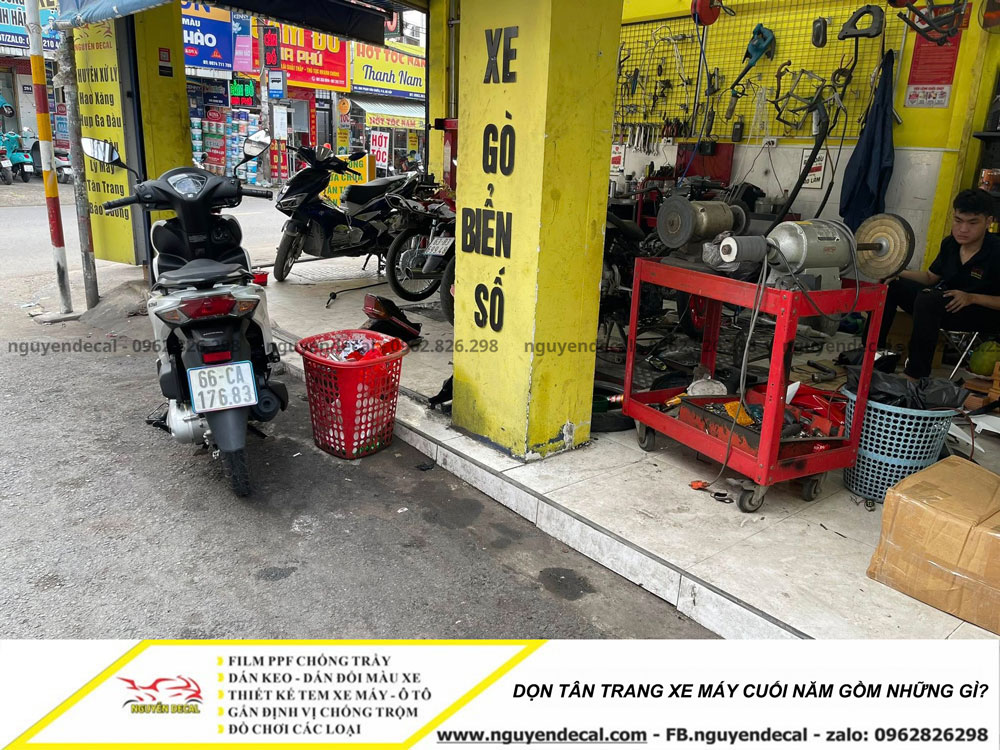 Dọn tân trang xe máy cuối năm gồm những gì? Dọn tân trang xe máy cuối năm gồm những gì?