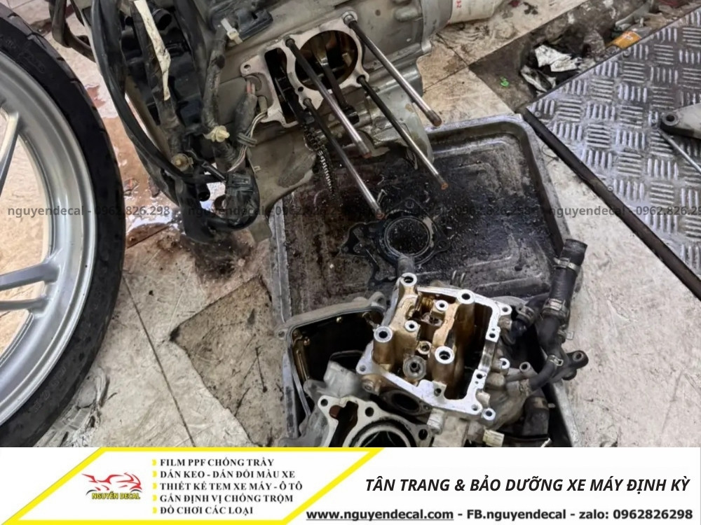 T&acirc;n trang v&agrave; bảo dưỡng xe định k&igrave;