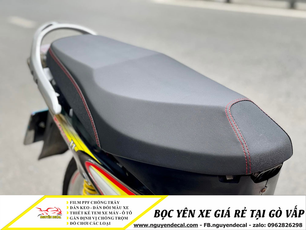 Dịch vụ bọc yên xe máy giá rẻ - Nguyễn Decal - Chuyên Dán Keo Xe Design Tem  Xe Decal Tem Xe Nguyễn Decal