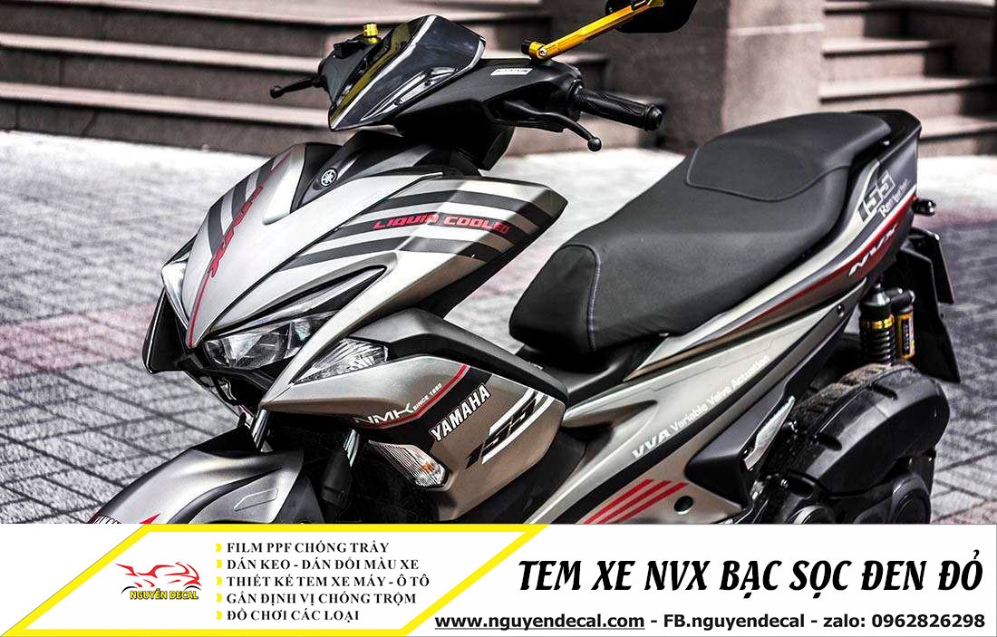 Tổng hợp tem xe NVX đẹp nhất  Tem chế xe Yamaha NVX giá rẻ