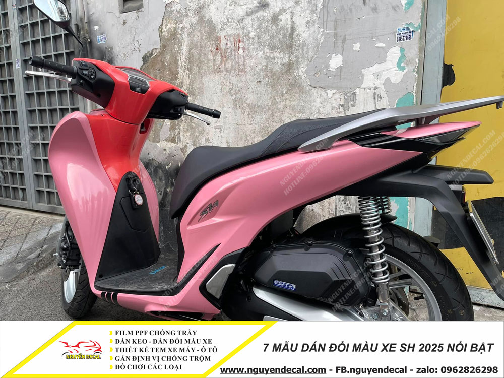 7 mẫu dán đổi màu xe Sh 2025 7 mẫu dán đổi màu xe Sh 2025