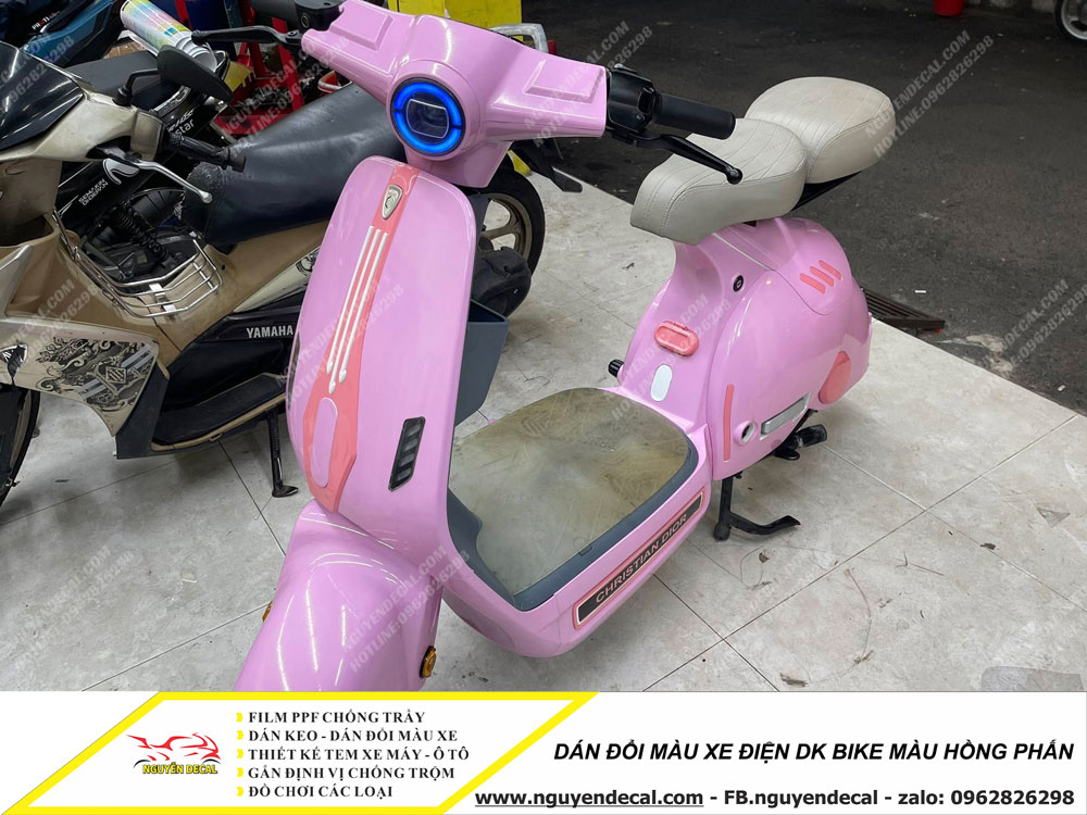 Dán đổi màu xe điện DK BIKE