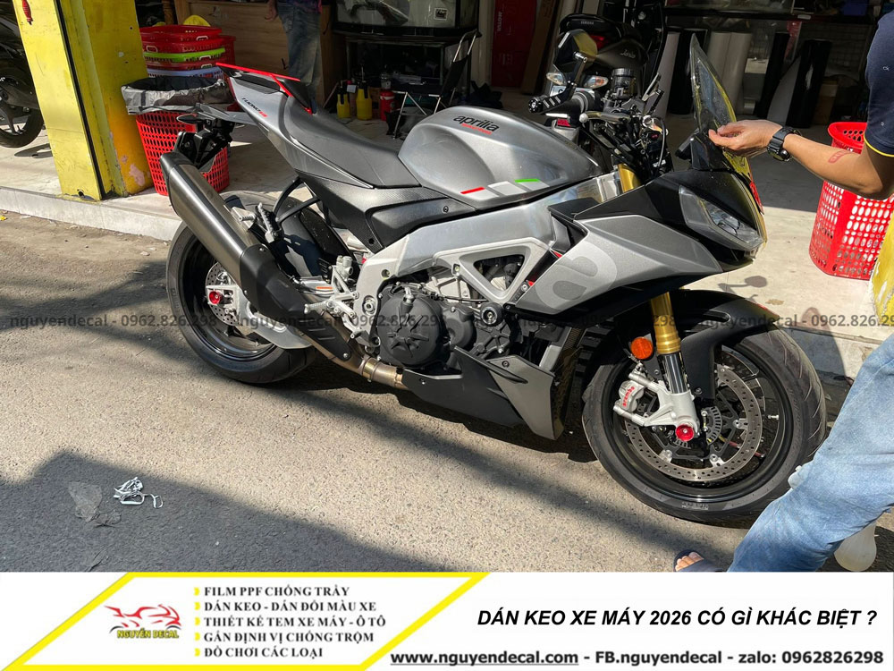 Dán keo xe máy năm 2026 có gì khác biệt Dán keo xe máy năm 2026 có gì khác biệt
