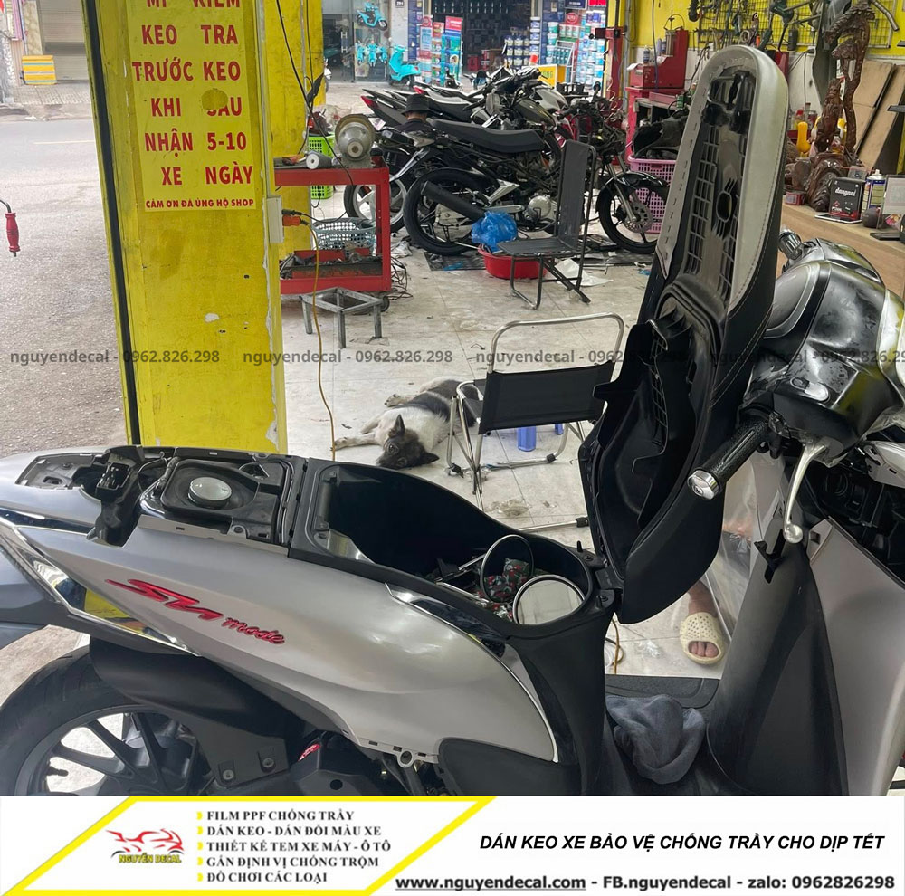 D&aacute;n keo xe bảo vệ chống trầy dịp tết