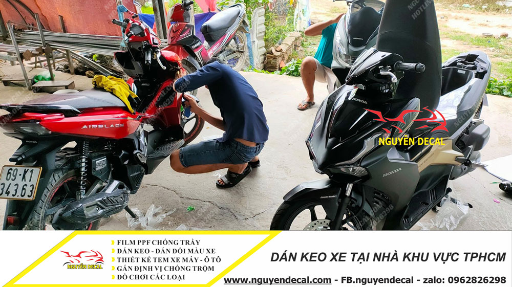 Dán keo xe tại nhà khu vực TpHCM ở đâu tốt nhất Dán keo xe tại nhà khu vực TpHCM ở đâu tốt nhất