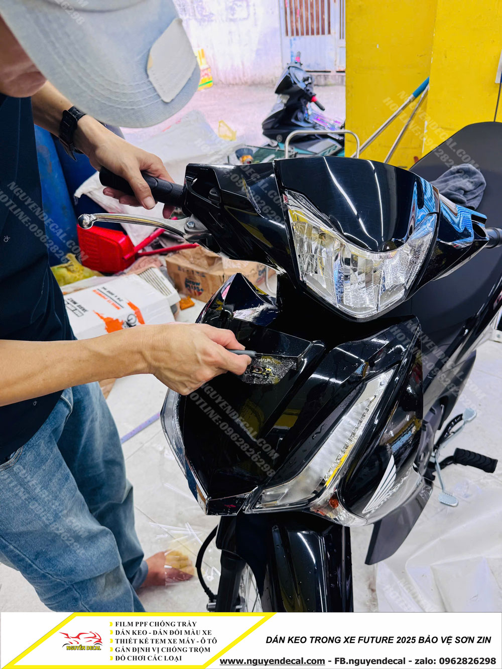 Dán keo trong xe Future 2025 bảo vệ sơn zin Dán keo trong xe Future 2025 bảo vệ sơn zin