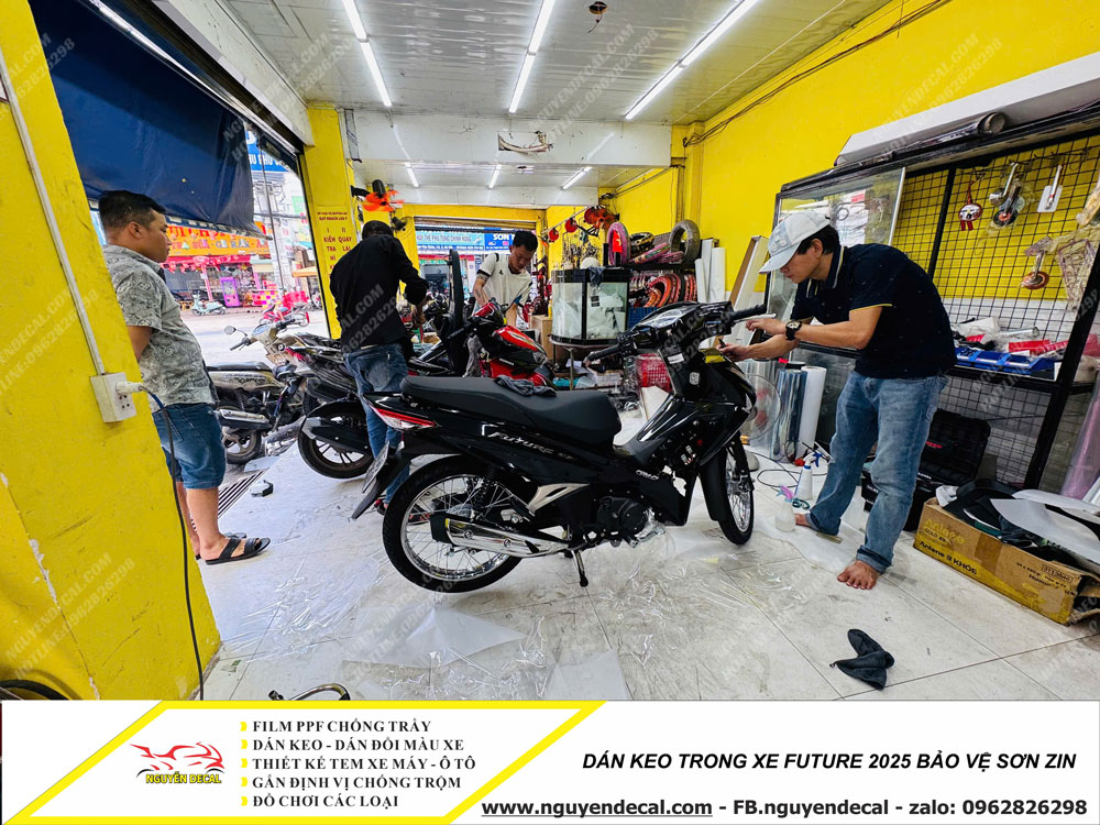 Dán keo trong xe Future 2025 bảo vệ sơn zin Dán keo trong xe Future 2025 bảo vệ sơn zin