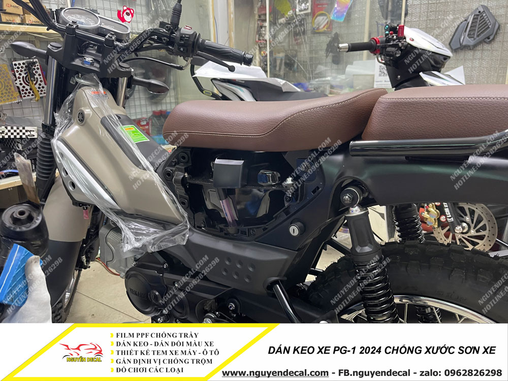 Dán keo xe PG-1 2024 chống xước sơn xe