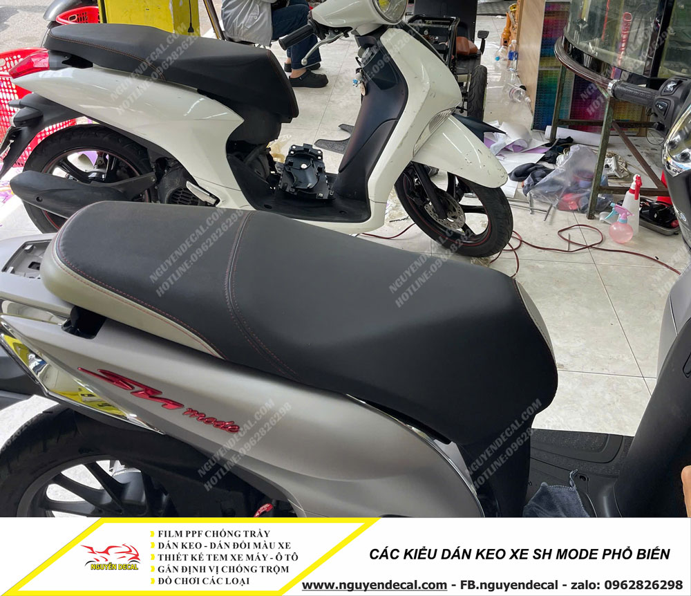 Các kiểu dán keo xe Sh mode phổ biến