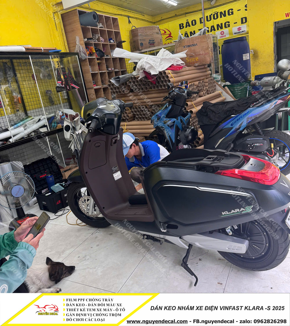 Dán keo nhám xe điện Vinfast Klaza- S 2025