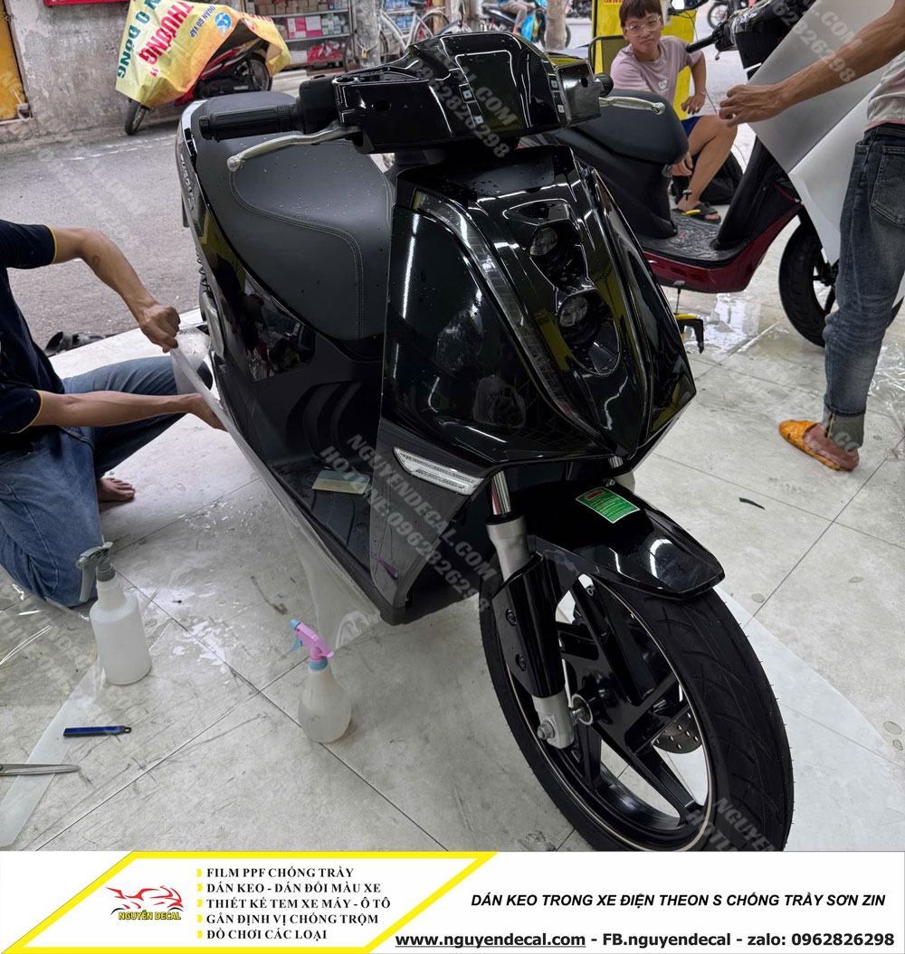 Dán keo xe điện Theon S Dán keo xe điện Theon S