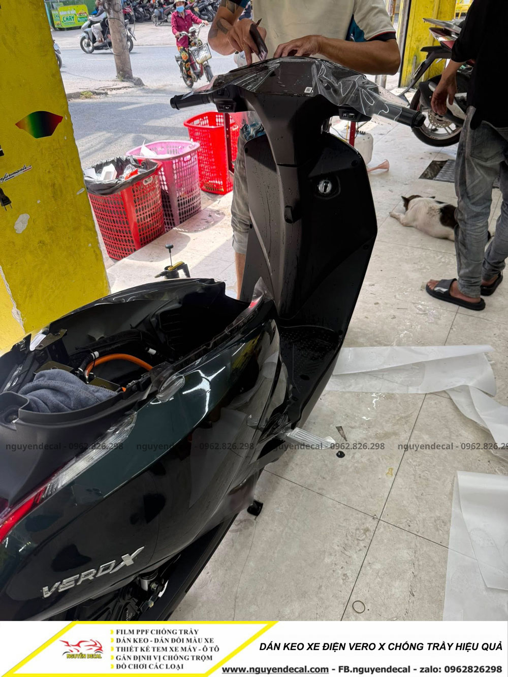 D&aacute;n keo xe điện VeroX