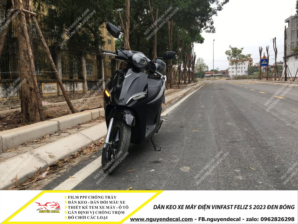 Dán keo xe máy điện Vinfast Feliz 2023