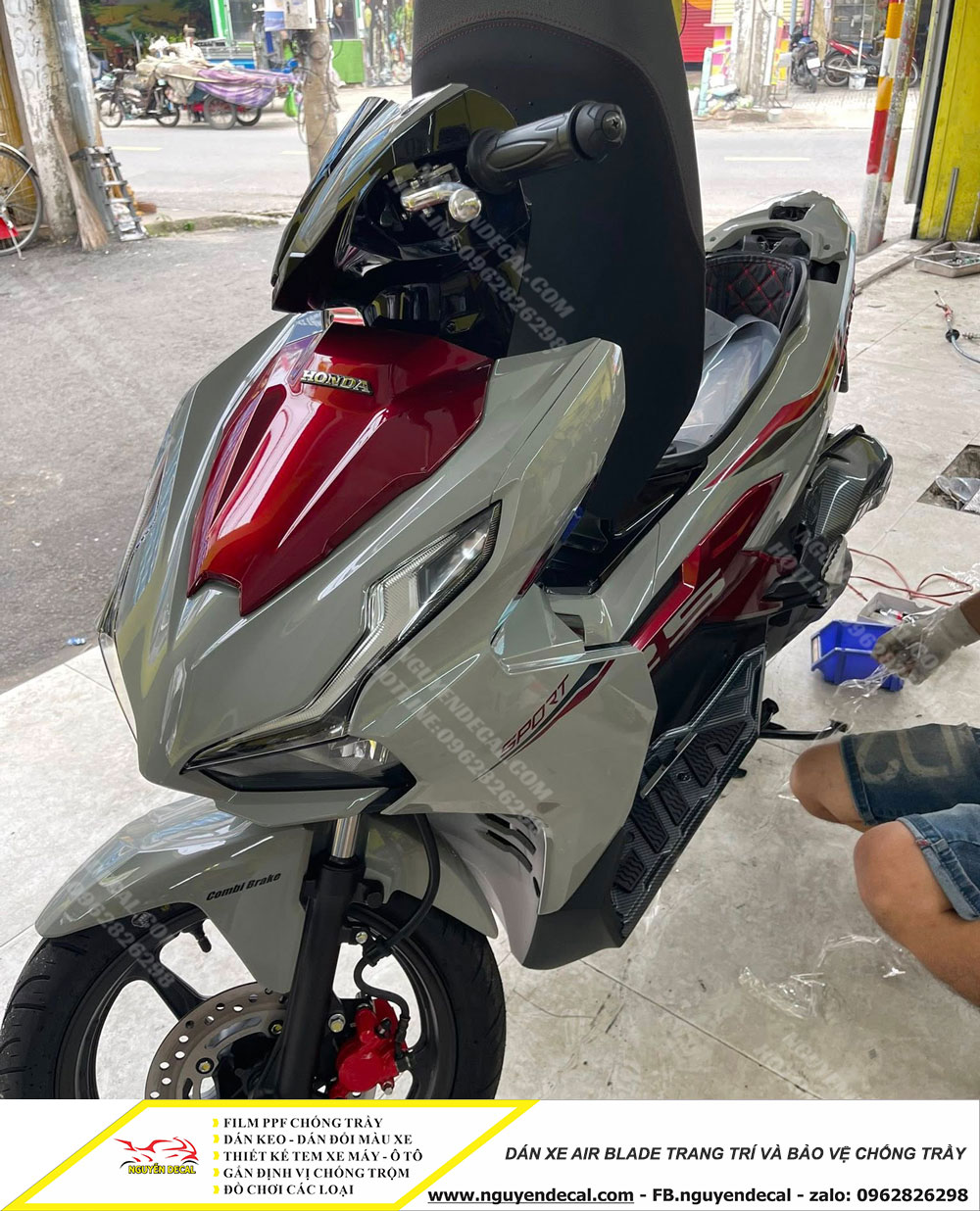 Top các kiểu dán xe Air Blade đẹp và chống trầy hiệu quả nhất hiện nay