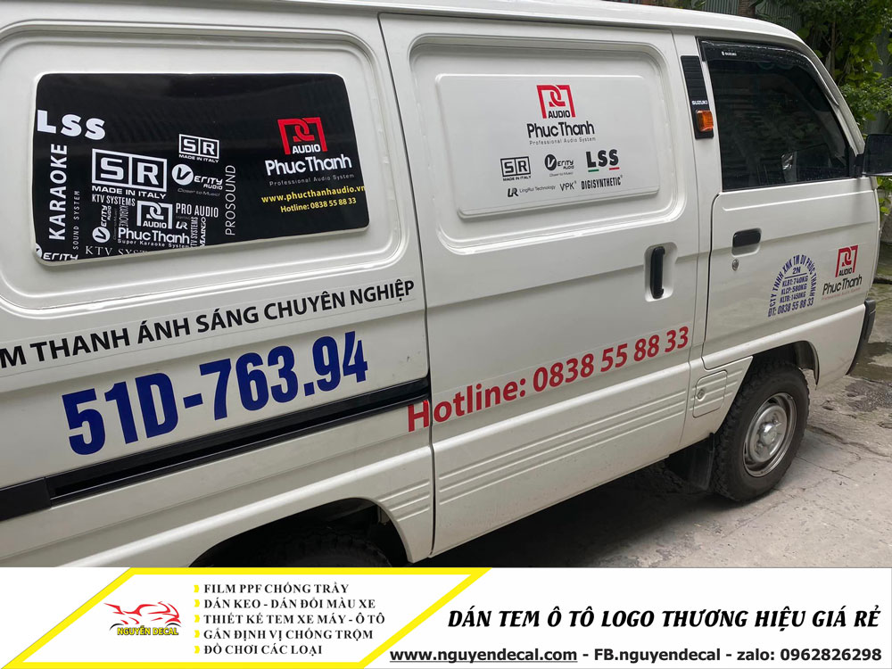 Dán tem ô tô logo thương hiệu giá rẻ ở TPHCM - Nguyễn Decal ...