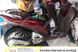 Top 4 phương pháp dán xe SH mode phổ biến hiện nay