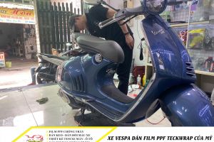 Dán film ppf teckwrap của Mỹ cho xe vespa 964