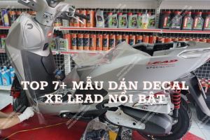 Top 7+ mẫu dán decal xe Lead nổi bật