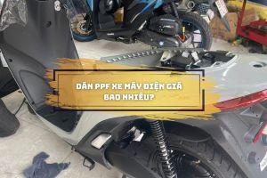 Dán Film PPF xe máy điện tại TpHCM giá bao nhiêu?