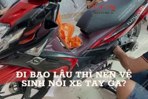 Đi bao lâu thì nên vệ sinh nồi xe tay ga ?