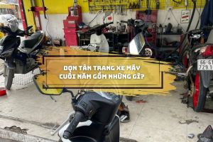 Dọn tân trang xe máy cuối năm gồm những gì?