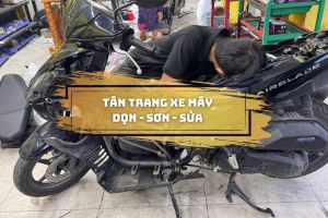 Dịch vụ tân trang xe máy: Dọn - Sơn - Sửa