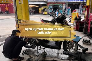 Dịch vụ tân trang xe máy đón TẾT 2026