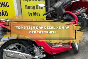 Top 7 tiệm dán decal xe máy đẹp tại TpHCM