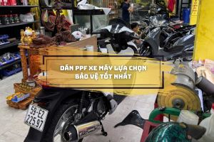 Dịch vụ dán PPF xe máy lựa chọn bảo vệ tốt nhất