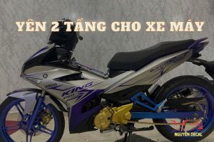 Dịch vụ làm yên 2 tầng cho xe máy tại TPHCM