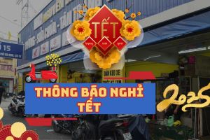 Thông báo lịch nghỉ tết cửa hàng bảo dưỡng, trang trí xe máy Nguyễn Decal