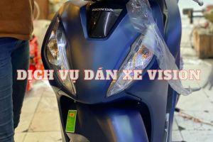 Top 4 dịch vụ dán xe vision phổ biến tại TPHCM