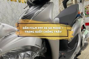 Dán film PPF xe SH Mode – lớp giáp trong suốt chống trầy xước tối ưu