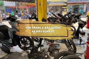 Tân trang & bảo dưỡng xe máy định kì