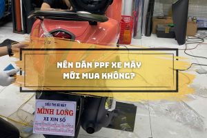 Nên dán PPF xe máy mới mua không?