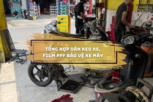Tổng hợp dán keo xe, Film PPF chống trầy xước sơn zin