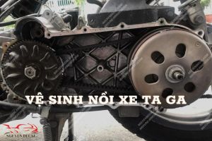 Dịch vụ vệ sinh nồi xe tay ga giá bao nhiêu tiền?