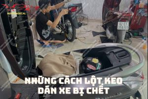 [ Kinh nghiệm ] Những cách lột keo dán xe bị chết dễ dàng, không gây ảnh hưởng đến sơn xe