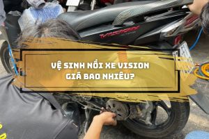 Vệ sinh nồi xe Vision giá bao nhiêu?