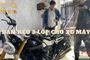 Dán keo 3 lớp - biện pháp bảo vệ xe máy chống trầy hiệu quả