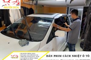 Cách bảo quản ô tô vừa dán phim cách nhiệt