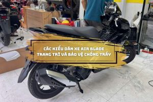 Các kiểu dán xe Air Blade trang trí và bảo vệ chống trầy