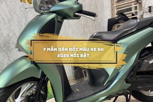 7 mẫu dán đổi màu xe SH 2025 nổi bật