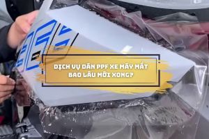 Dịch vụ dán PPF xe máy mất bao lâu?