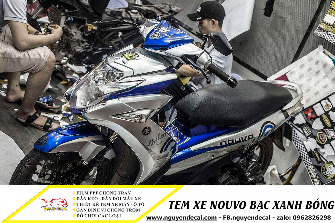 Xe máy Yamaha Nouvo 6 GP FI 2015 phiên bản mới đậm chất thể thao   Marketing Online 24h