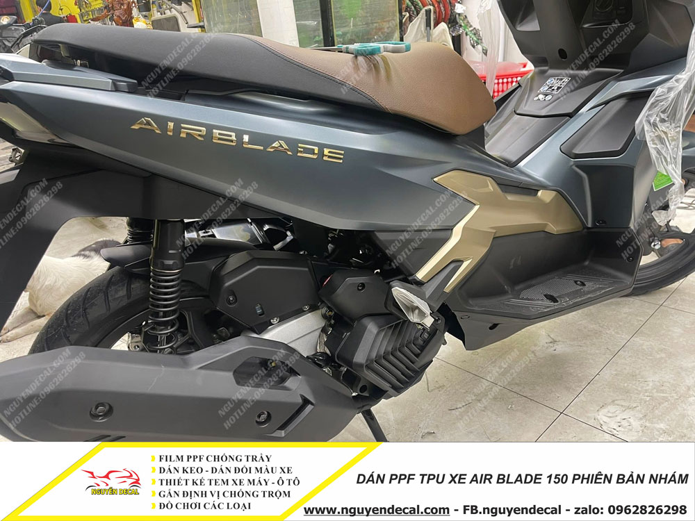 Dán PPF TPU xe Air Blade 150 phiên bản nhám Dán PPF TPU xe Air Blade 150 phiên bản nhám