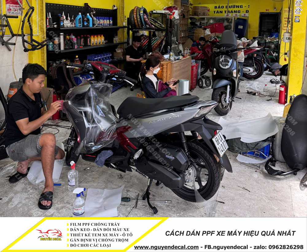 Cách dán PPF xe máy hiệu quả nhất Cách dán PPF xe máy hiệu quả nhất